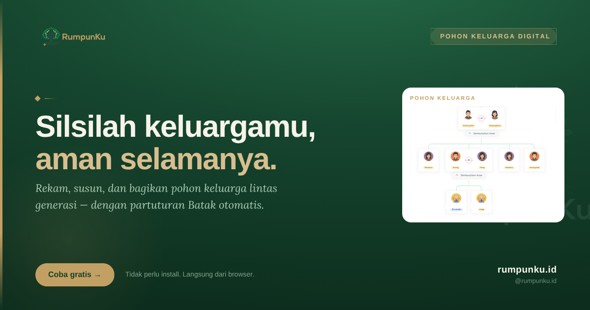Menyusun Silsilah — Langkah Penting Saat Menyatukan Dua Keluarga